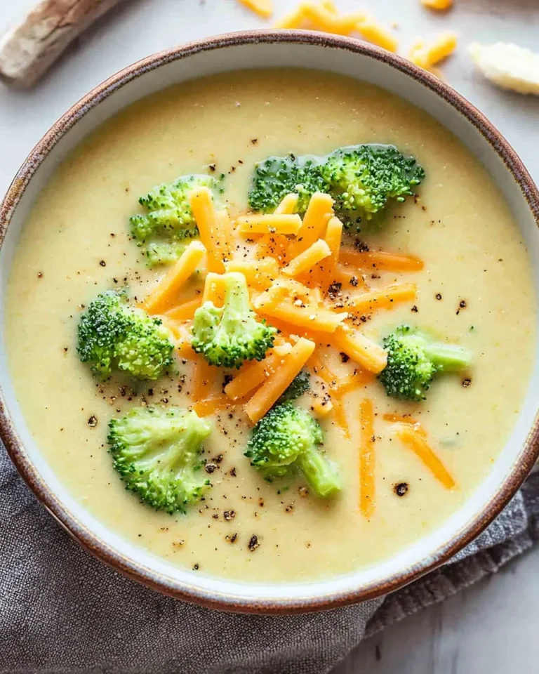 Brokkoli-Cheddar-Suppe - so cremig