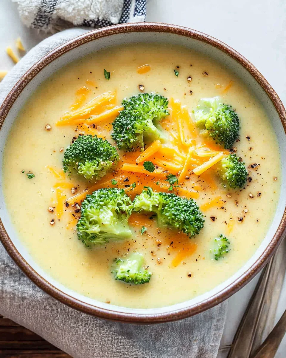 Brokkoli-Cheddar-Suppe