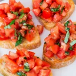 Bruschetta mit Tomaten - klassisch italienisch