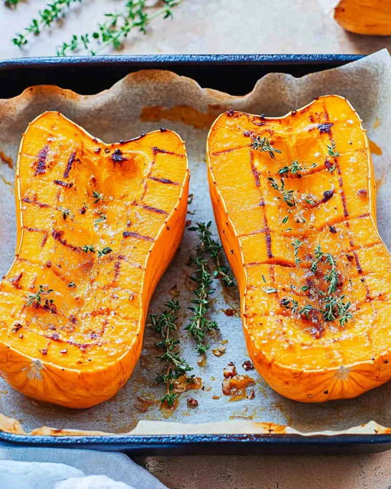 Butternut-Kürbis aus dem Ofen