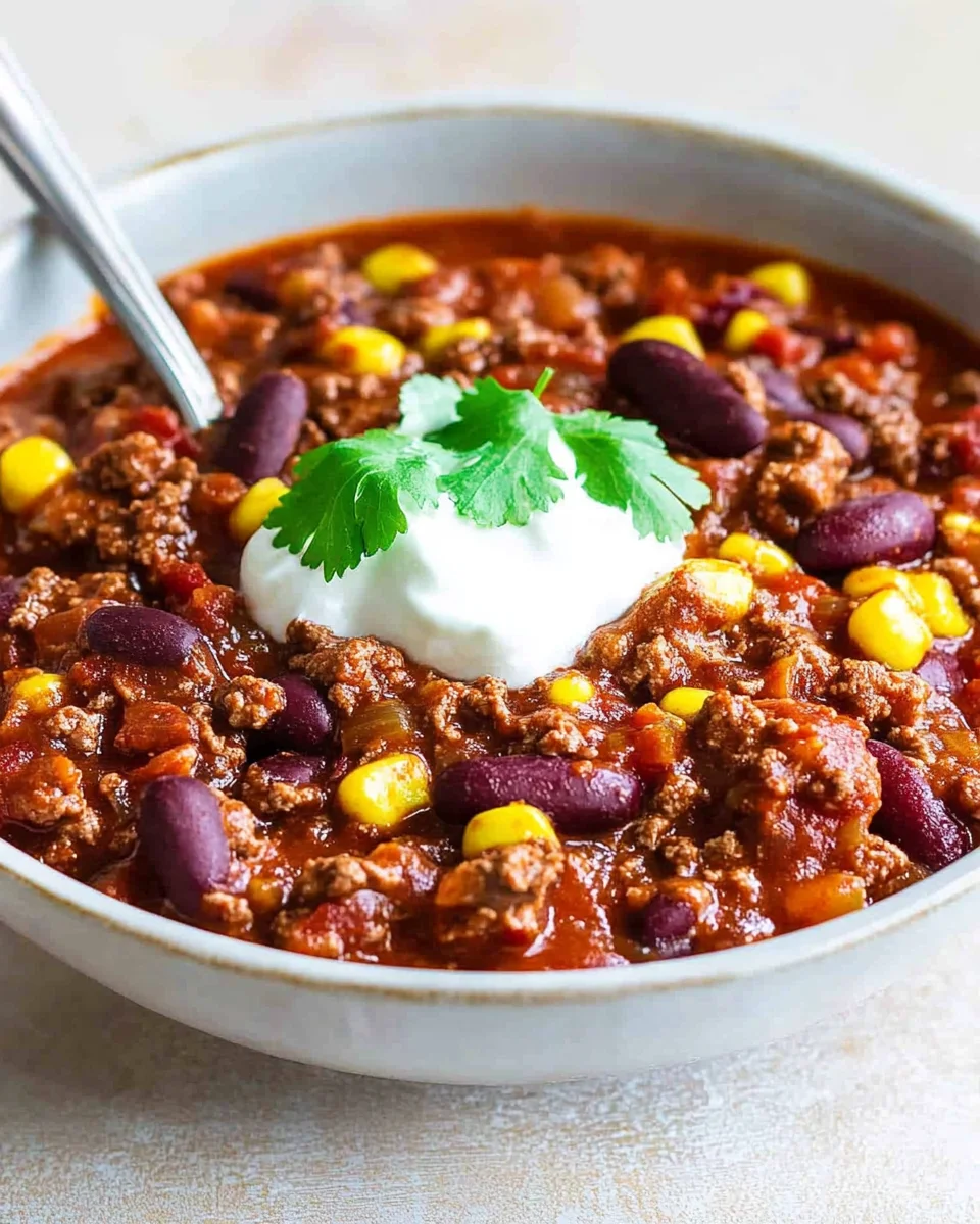 Chili con Carne mit Schokolade