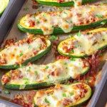 Gefüllte Zucchini mit Hack - so lecker!