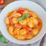 Gnocchi Rezept mit Paprika-Frischkäse-Soße