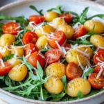 Gnocchi Salat mit Pesto