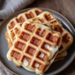 Herzhafte Waffeln mit Käse (Pizzawaffeln)