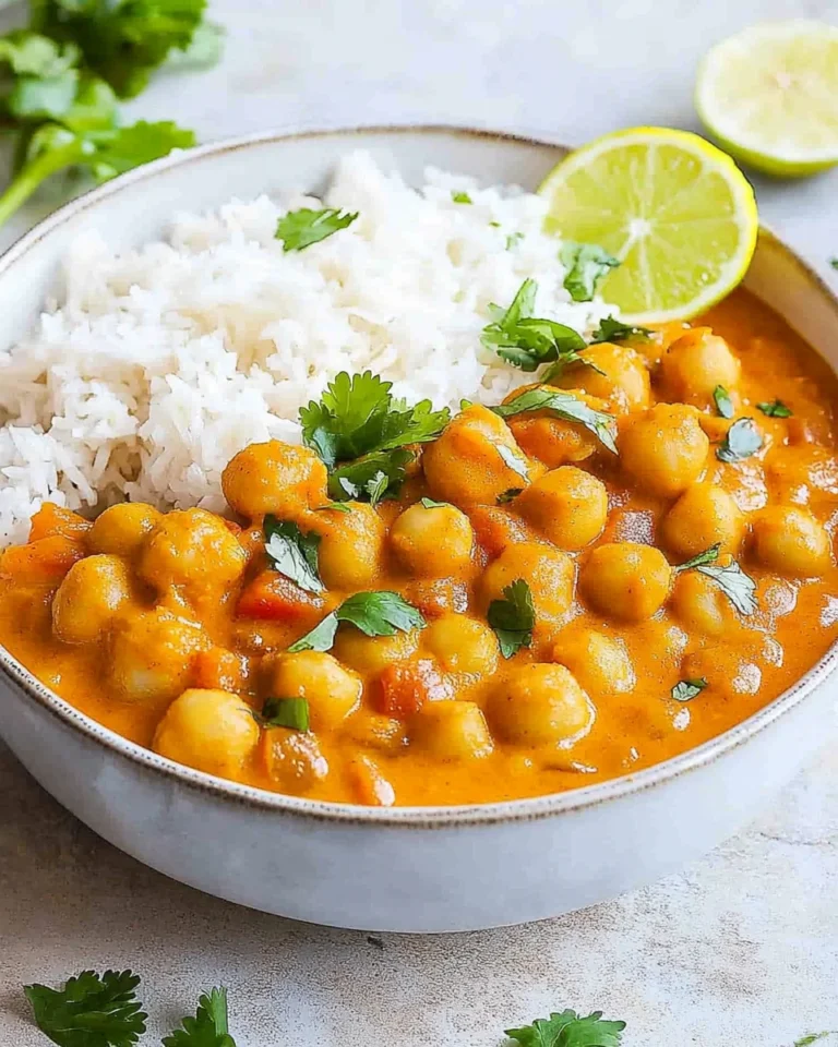 Kichererbsen-Curry mit Kokosmilch