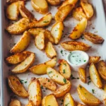 Knusprige Kartoffelspalten im Ofen
