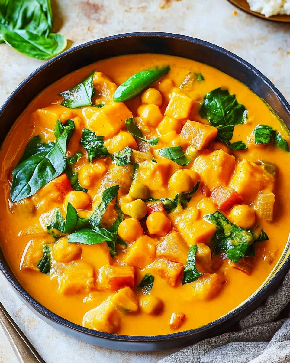 Kürbis-Kichererbsen-Curry
