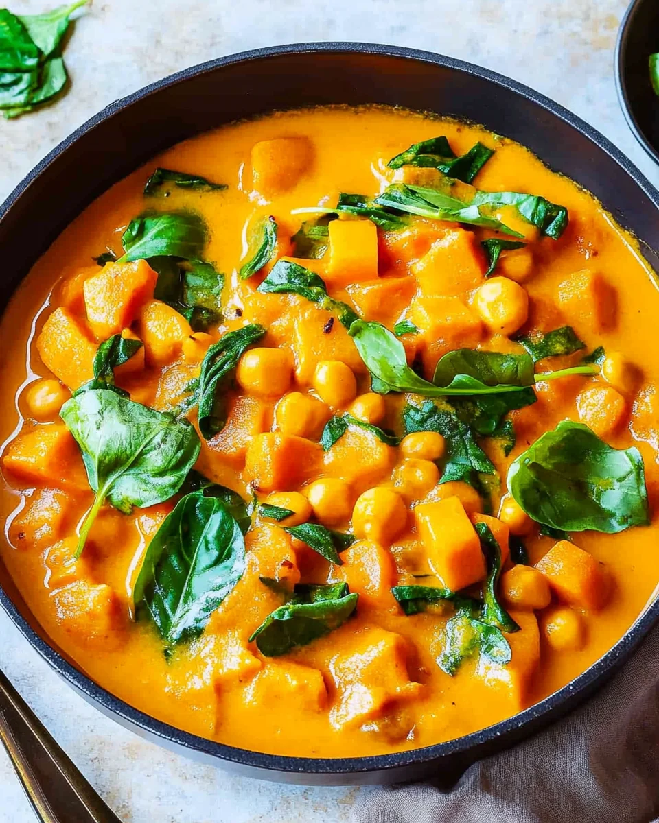 Kürbis-Kichererbsen-Curry
