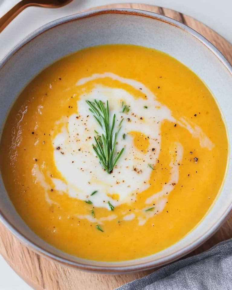 Kürbissuppe mit Kokosmilch und Ingwer
