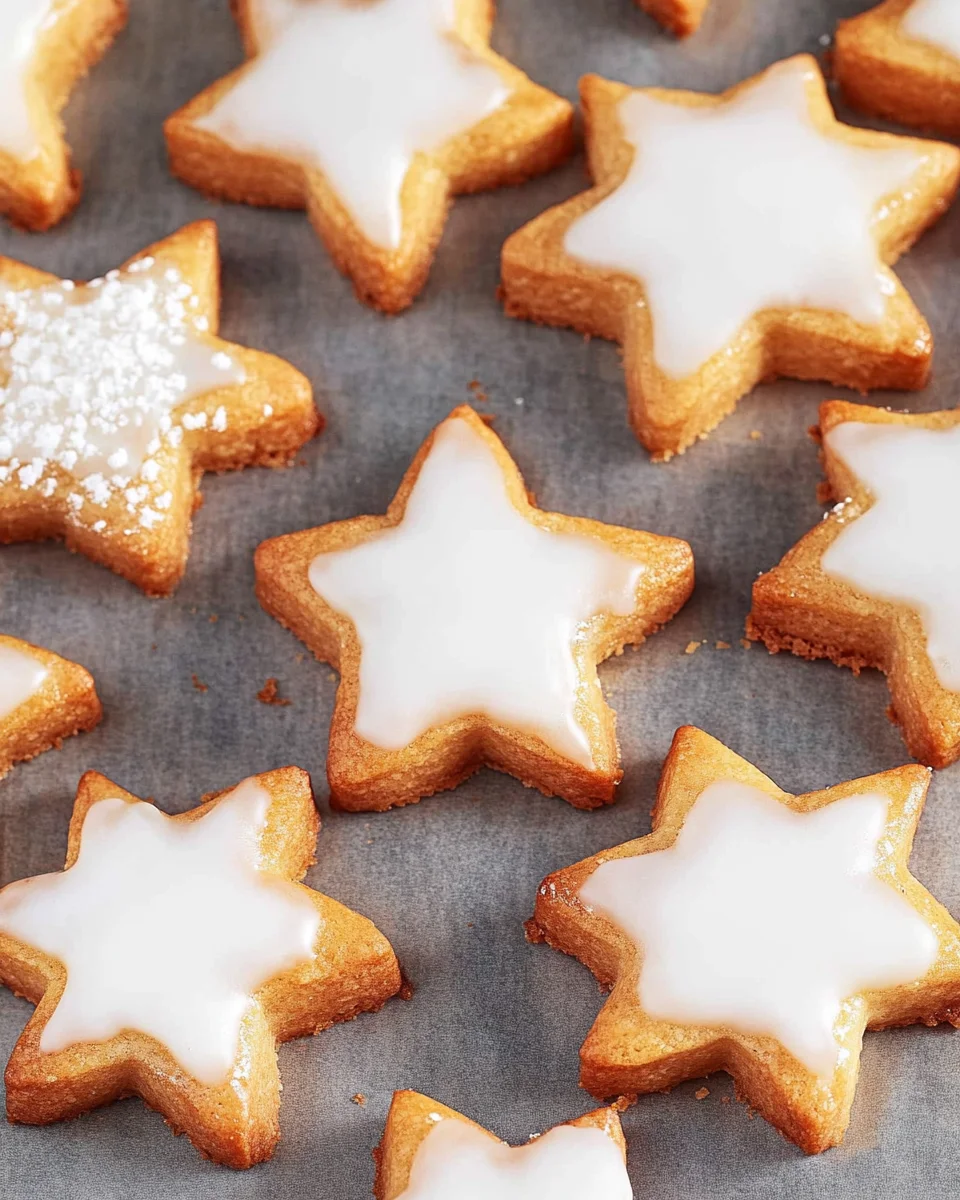 Omas Zimtsterne Rezept - ganz weich & einfach backen