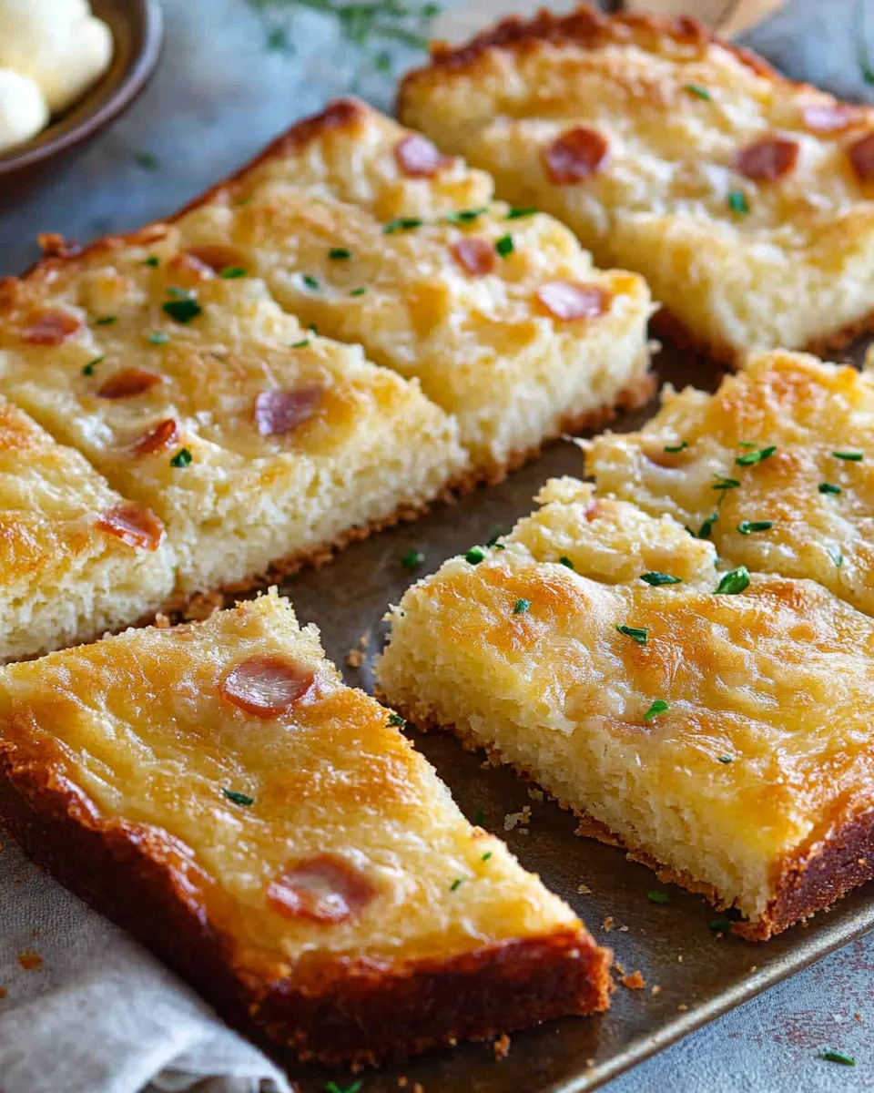 Omas Zwiebelkuchen vom Blech