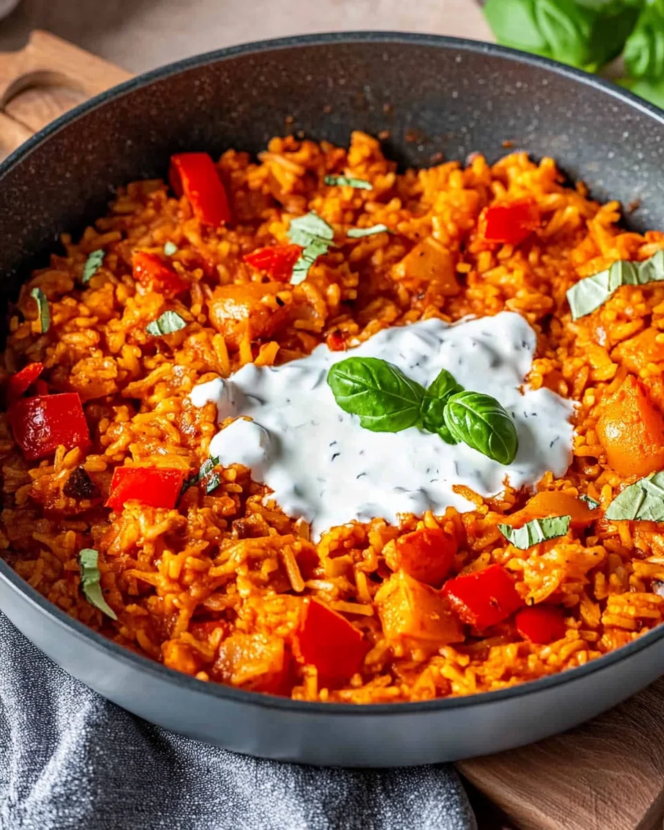 Paprika-Reis-Pfanne