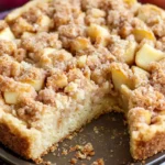 Schneller Apfelkuchen mit Streusel & Apfelmus – so saftig!