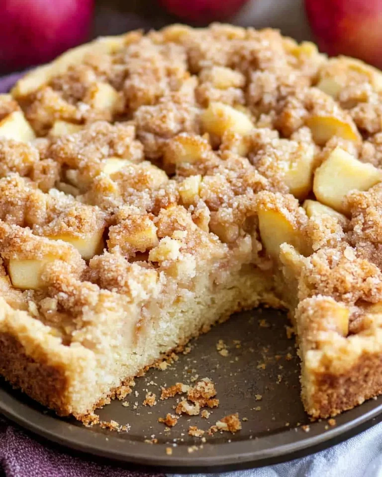 Schneller Apfelkuchen mit Streusel & Apfelmus – so saftig!