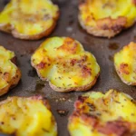 Smashed Potatoes - knusprige Quetschkartoffeln im Ofen