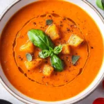 Tomaten-Paprika-Suppe aus dem Ofen