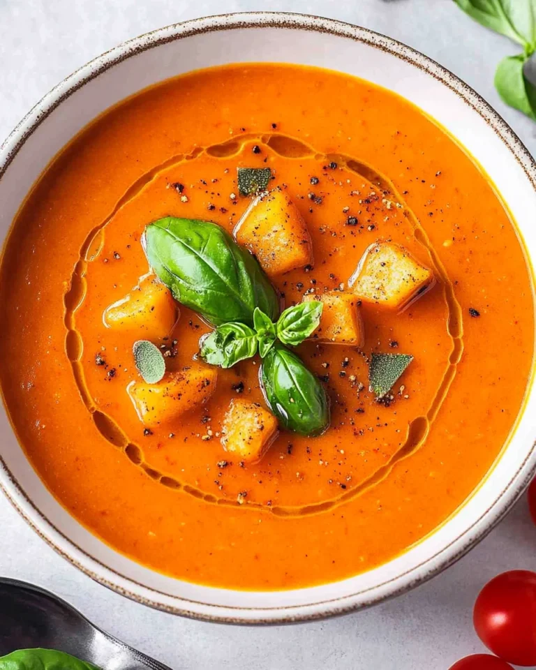 Tomaten-Paprika-Suppe aus dem Ofen