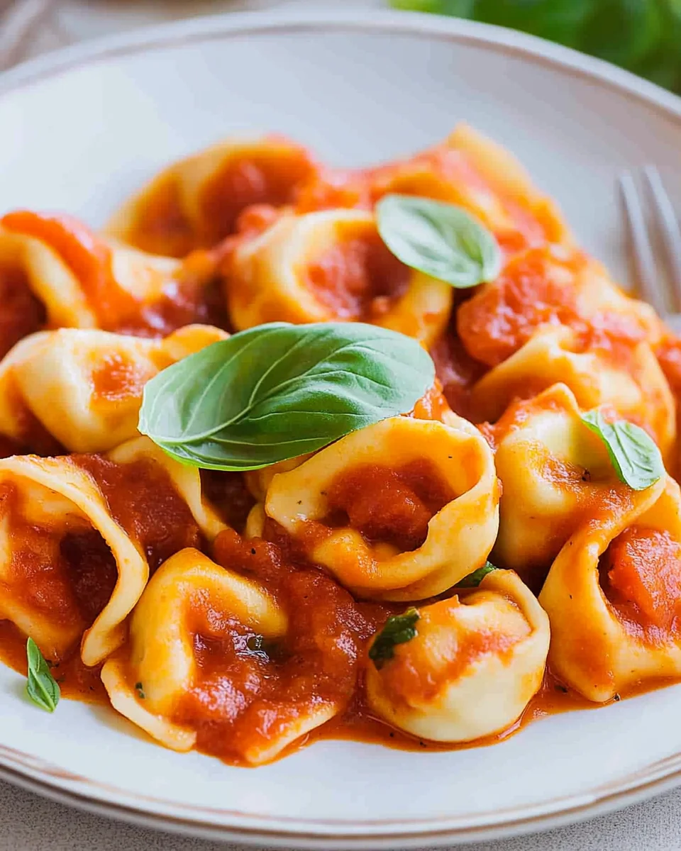 Tortellini mit Tomatensoße