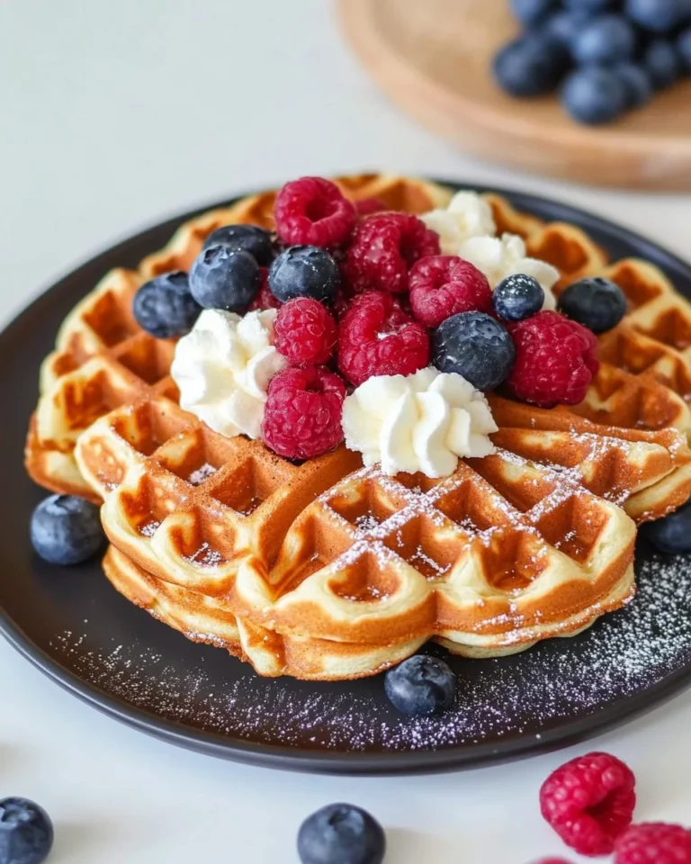 Waffel Rezept - Omas Waffelteig (einfach und fluffig)