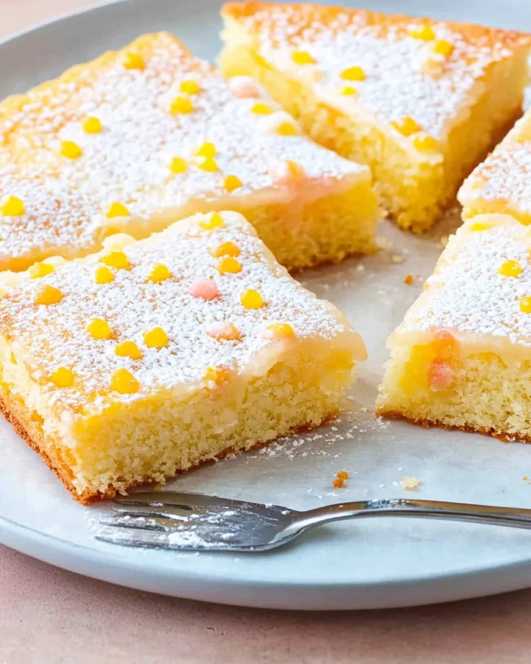 Zitronenkuchen vom Blech - saftig & einfach