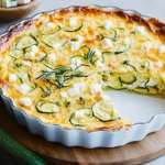 Zucchini-Quiche mit Feta