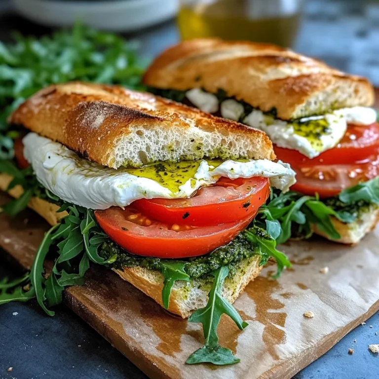 Burrata-Sandwich in 10 Minuten