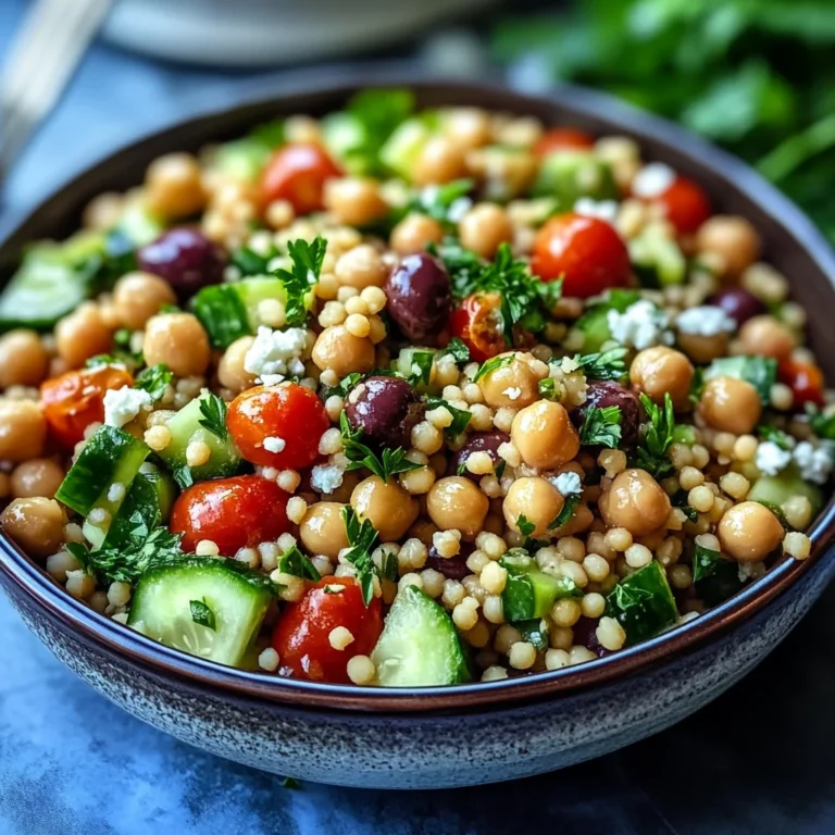 Couscous-Salat mit Kichererbsen