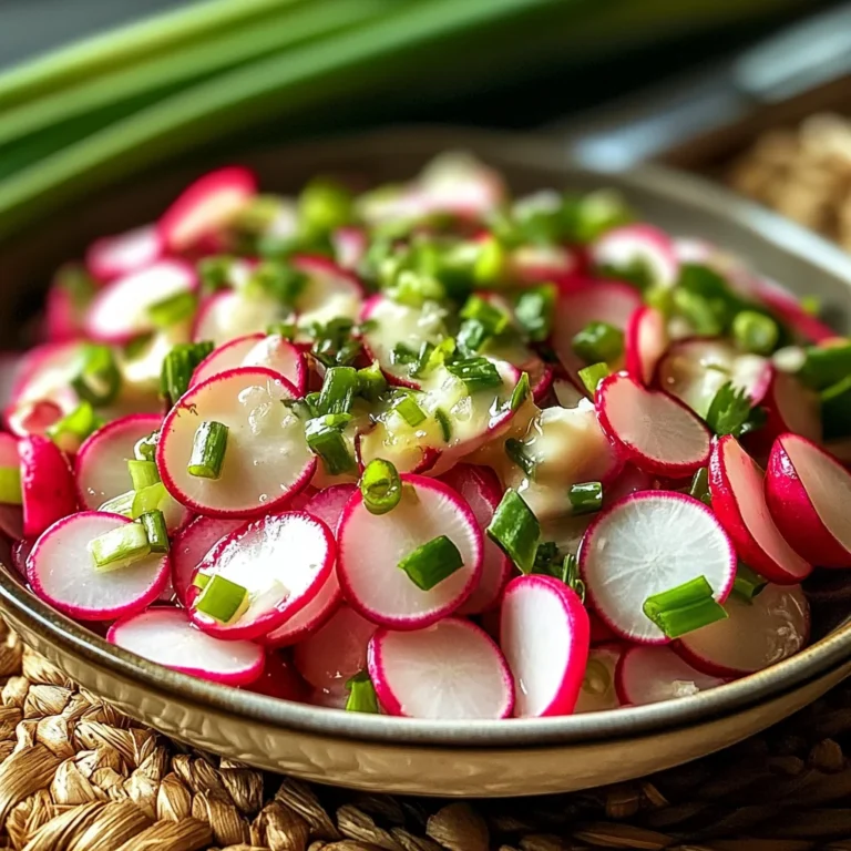 Einfacher Radieschensalat