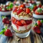 Erdbeer-Cheesecake im Glas