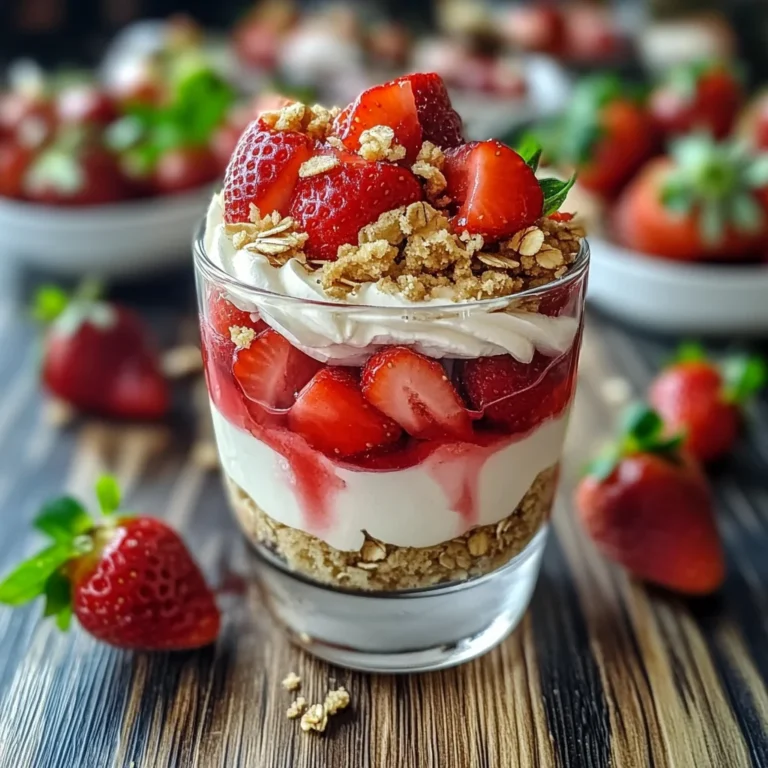 Erdbeer-Cheesecake im Glas