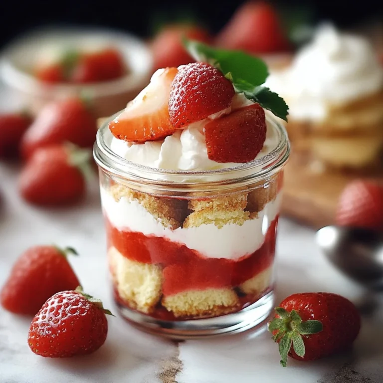 Erdbeer-Tiramisu im Glas