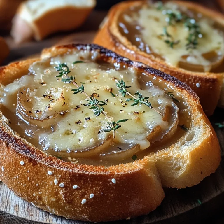 Zwiebelsuppe nach französischer Art