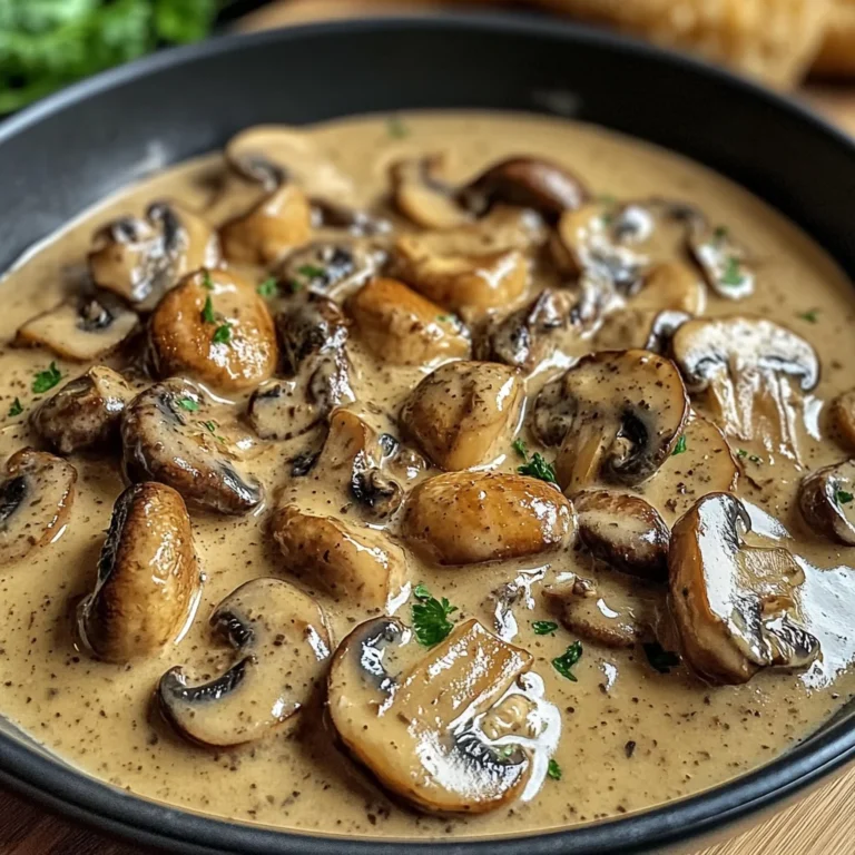 Cchicken hampignons in cremiger Soße | Rezept