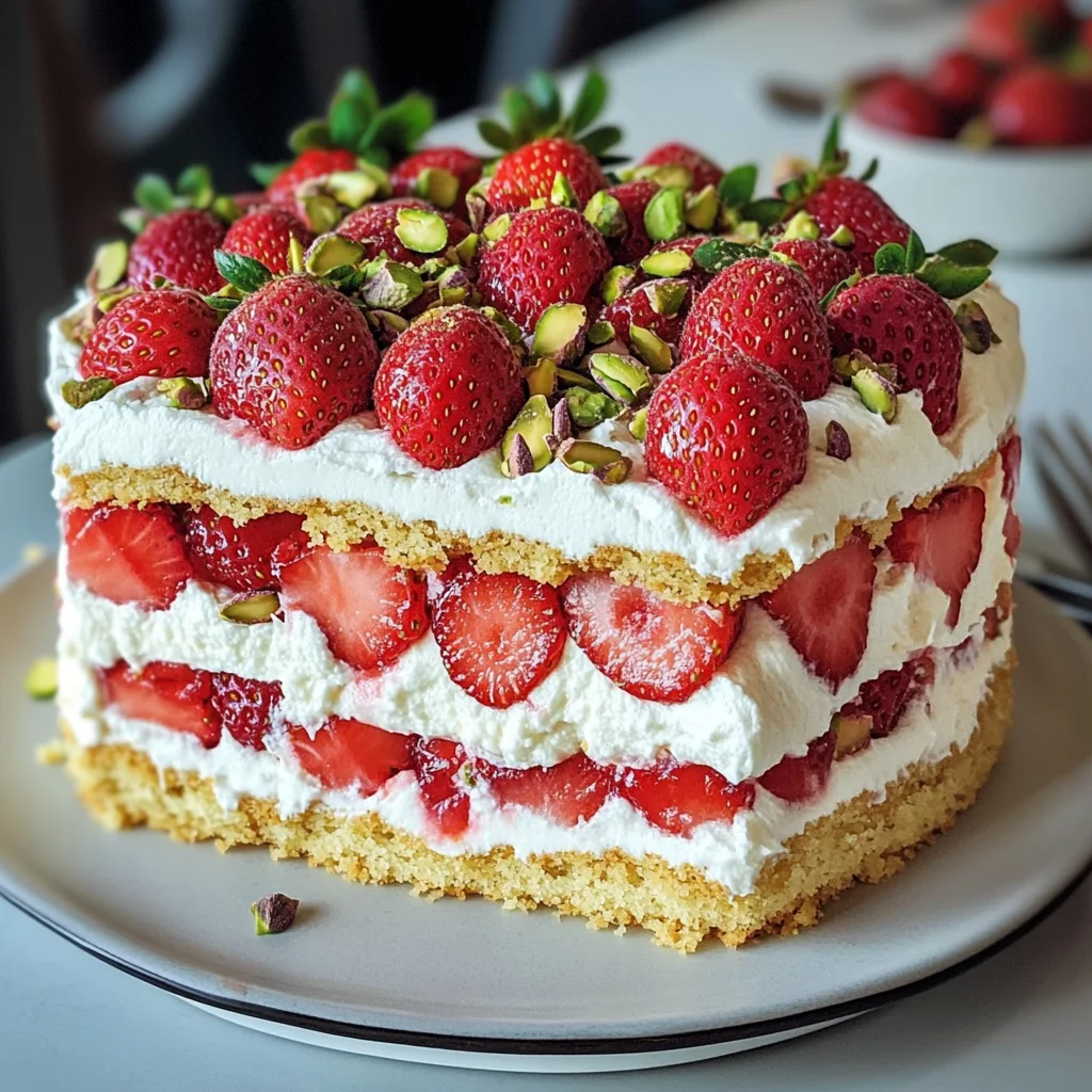 Erdbeer-Sahne-Torte ohne Vegan Gelatine
