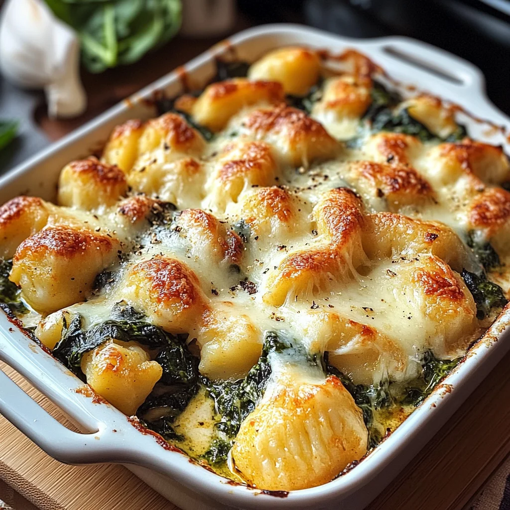 Gnocchi-Spinat-Auflauf