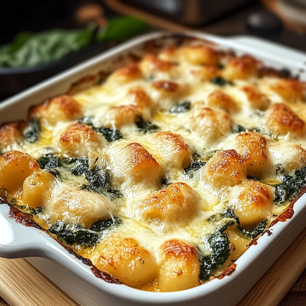 Gnocchi-Spinat-Auflauf