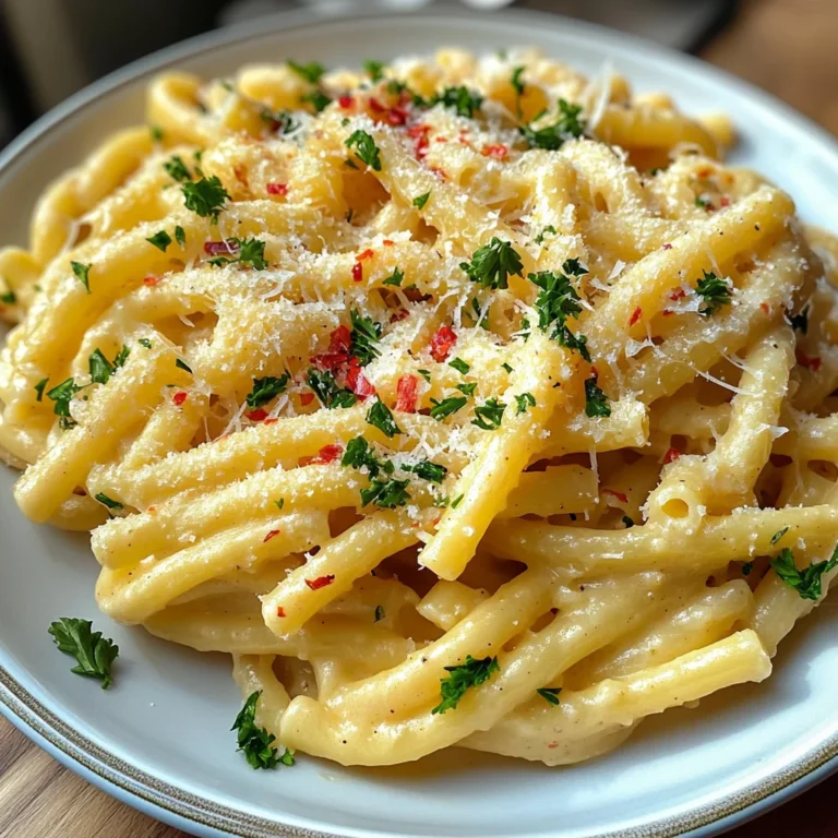 Parmesan Knoblauch Pasta
