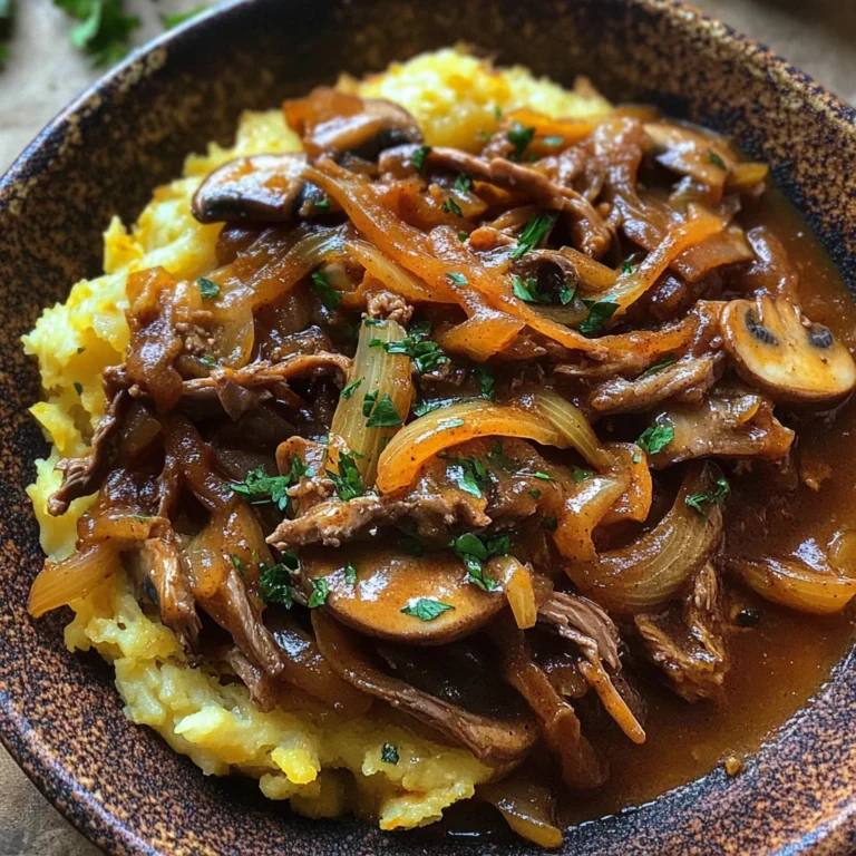 Pulled beef aus Pilzen