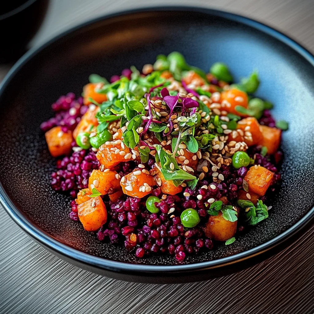 Rote Linsen-Salat mit Roter Bete