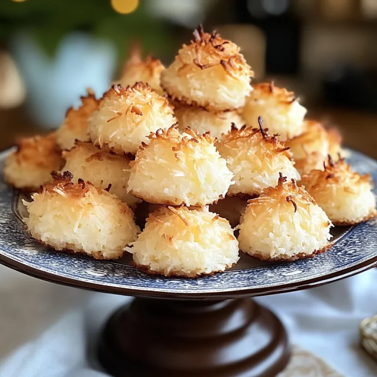Saftige Kokosmakronen