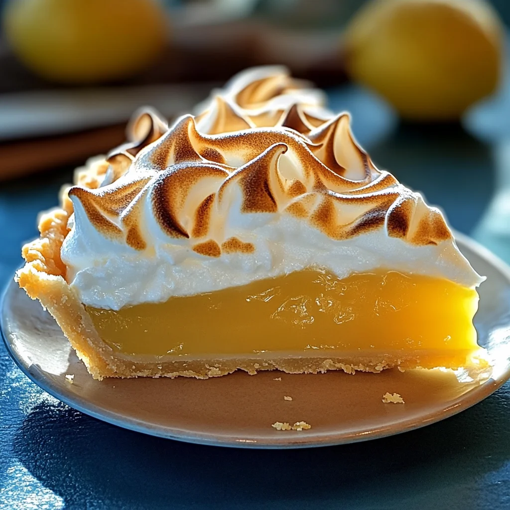 Zitronen-Baiser-Torte