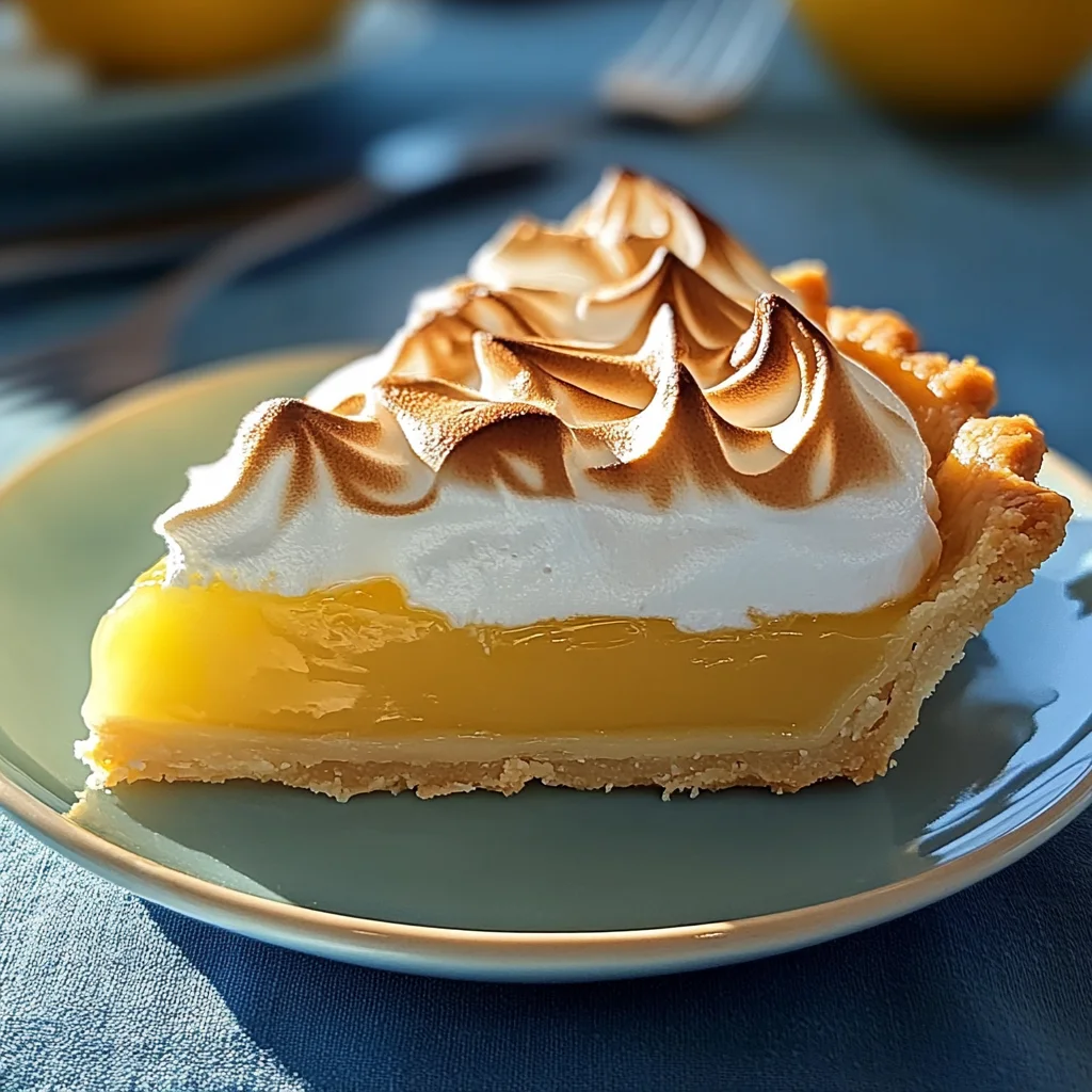 Zitronen-Baiser-Torte