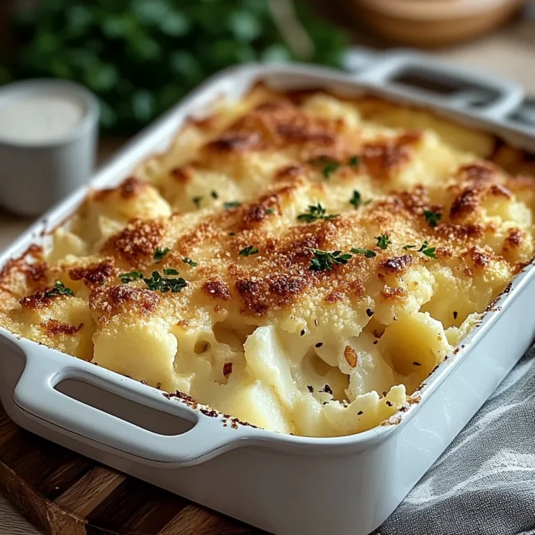 Blumenkohlauflauf mit Kartoffeln