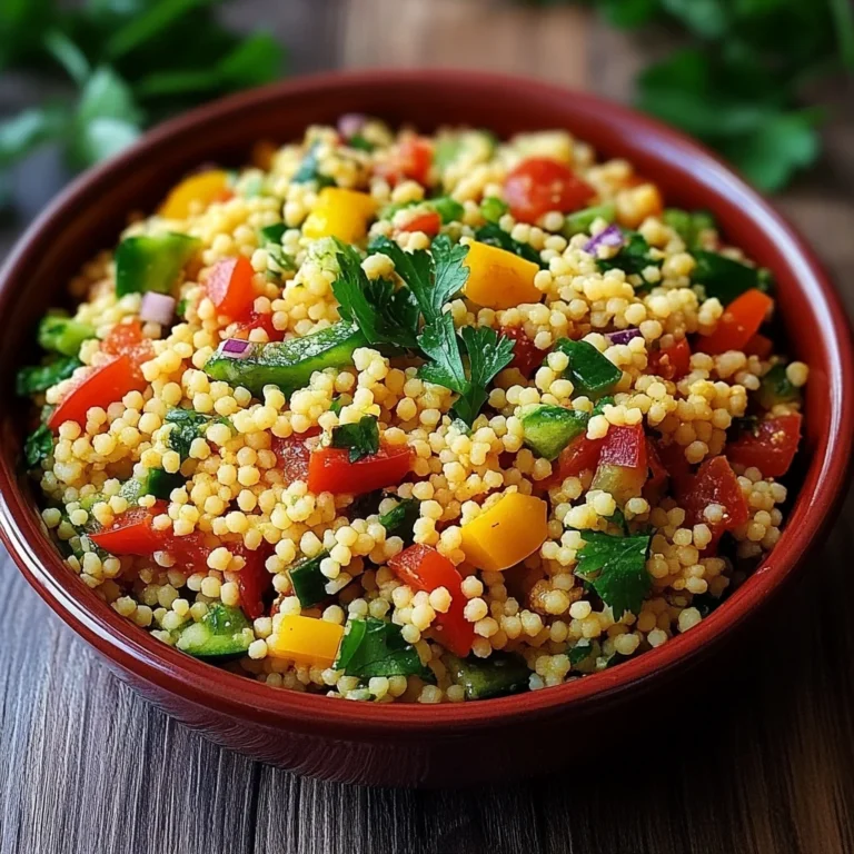 Couscous-Salat, lecker würzig