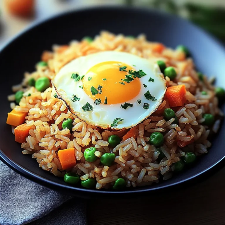 Gebratener Reis mit Gemüse und Ei