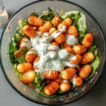 Knuspriger Gnocchi-Salat mit Joghurt-Dressing