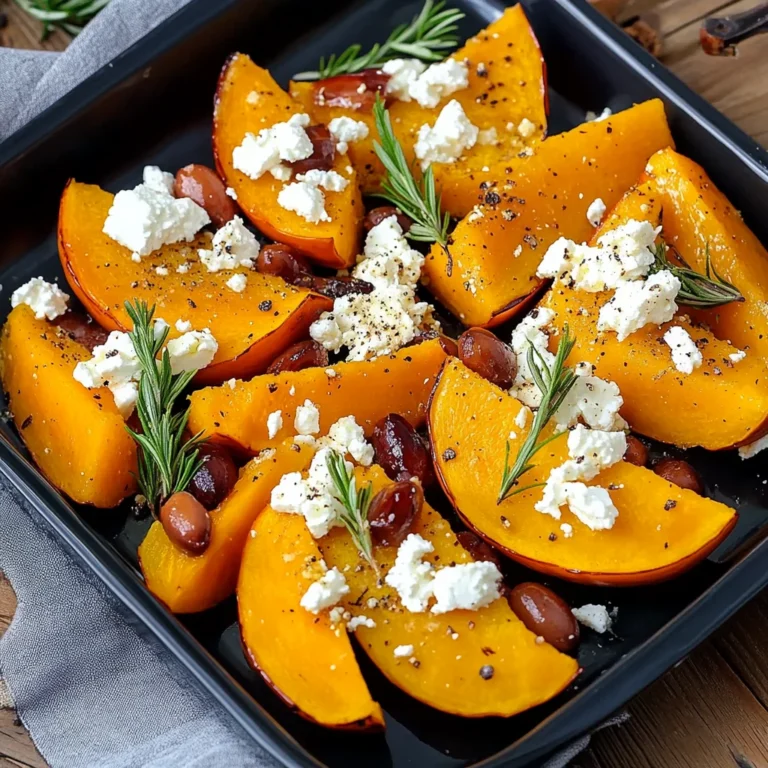 Ofenkürbis mit Feta