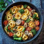 Vegetarische Tortellini-Pfanne