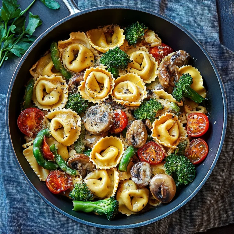 Vegetarische Tortellini-Pfanne